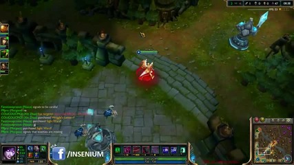 League of Legends Ранк с Pff от Insenium Morgana Op Епизод 1 1/2