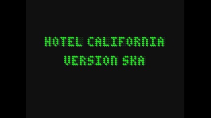 hotel california versi