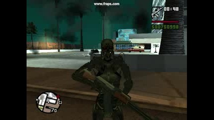 Gta Terminator T - 800 Preview Remake 