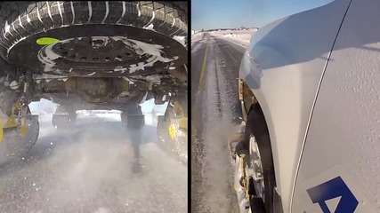 Как се превръща автомобил в снегоход?