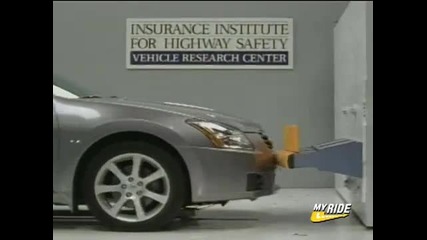 Bumper Crash Test 2007 Nissan Maxima 
