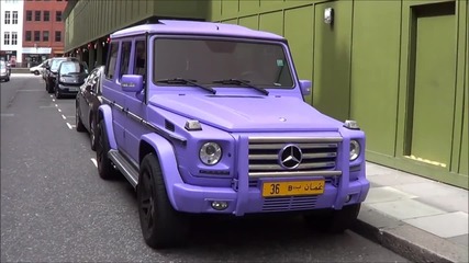 Matte Purple Arab Mercedes G55 Amg