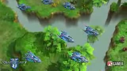 Starcraft 2 Gameplay footage and unit preview