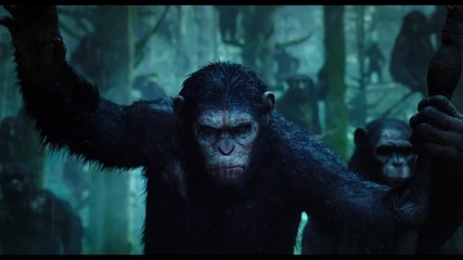 Dawn of the Planet of the Apes Зората на планетата на маймуните трейлър 2014 Hd