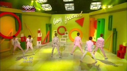 (hd) Boyfriend - Love style (comeback stage) ~ Music Bank (15.06.2012)