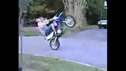 My Long Wheelie Down The Street And Around
