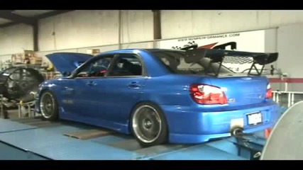 Subaru Impreza полудява на динo тест !