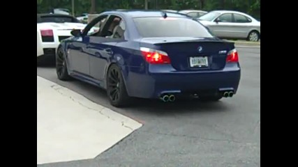 Bmw M5 with Eisenmann Race Exhaust Insane Acceleration!