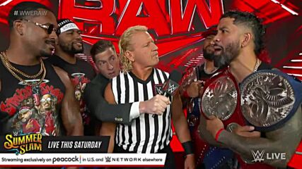 Jeff Jarrett keeps the peace between The Street Profits and The Usos: Raw, July 25, 2022