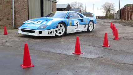 Фермерска джимкана с Ferrari F40 Gt