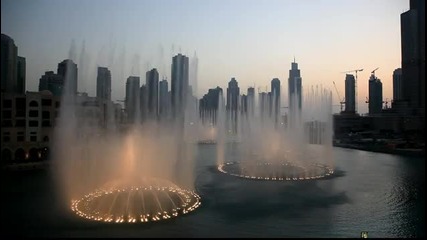 Фонтаните в Дубай - Шоу през Деня 