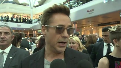 Avengers Age of Ultron European Premiere: Robert Downey Jr.