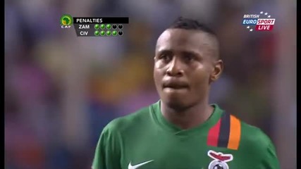 Zambia Vs Ivory coast, Final 2012 All Penalty Kicks