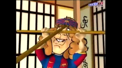 barca toons. barca - manchester united 