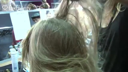 Carven Hair & Makeup Backstage - Spring 2012 Paris Fashion Week