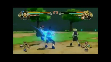 Naruto Ultimate Ninja Storm - Shikamaru vs Temari