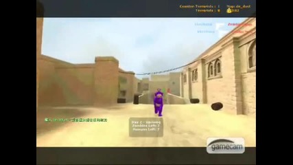 Teletubbies vs Zombie in Counter - Strike Source 
