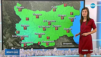 Прогноза за времето (11.12.2018 - обедна емисия)