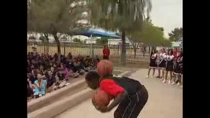 World record basketball dribbler 