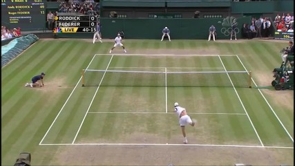 Federer vs Roddick - Wimbledon 2009
