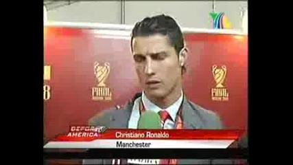 Cristiano Ronaldo After Final 2008