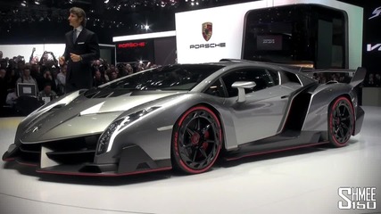 The new Lamborghini Veneno hyper car Geneva motor show