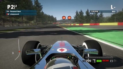 F1 2012 Game Spa Time Trial 1:45:321