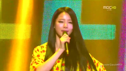 (hd) Exid - I feel good ~ Music Core (25.08.2012)