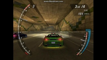 Драг с Mitsubishi 3000gt на Need For Speed U 2
