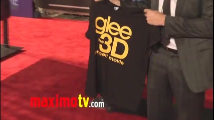 "glee the 3d concert movie" premiere - Cory Monteith