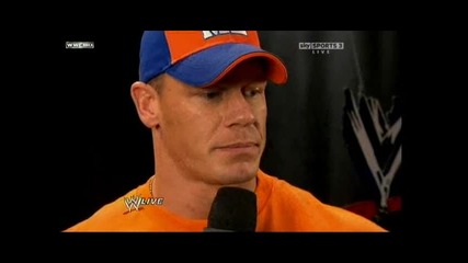 Wwe Raw 08.03.10 John Cena Interview 