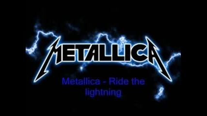 Metallica - Ride The Lightningmetal Rulz