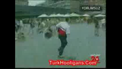 Turkish And English Hooligans