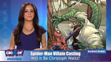Spider - Man Movie Update Christoph Waltz as The Lizard (480p) 