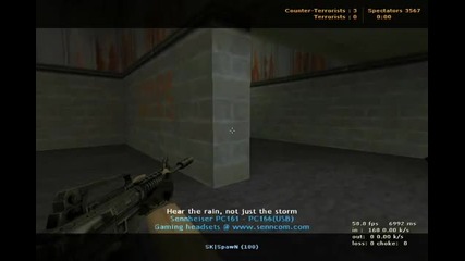 Counter Strike 1.6 Sk Spawn vs. fnatic.