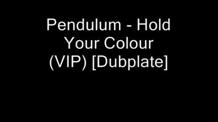 Pendulum - Hold Your Colour (remix)