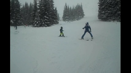 Бранко на ски 3