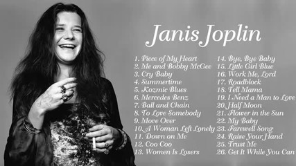 Janis Joplin Greatest Hits Full Album Best Songs Of Janis Joplin