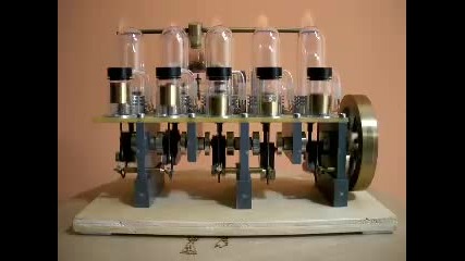 Stirling3 5-zylinder Reihe Stirlingmotor