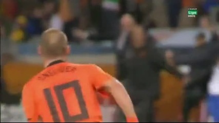 World Cup 2010 - Уругвай 1:2 Холандия 06.07.2010 