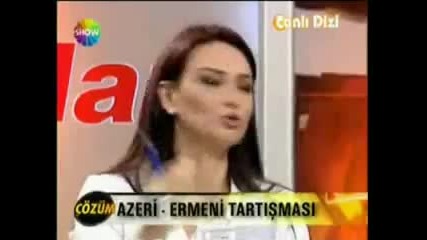 Karabagdan cikmayiz diyen ermeni picini susturdu Ganire Pasayeva 1 