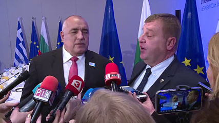 Борисов и Каракачанов с коментар за отношенията в управляващата коалиция