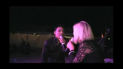Olivia Newton - John and Jon Secada sing live. April 22 2010 Miami Beach Florida pinkandbl 