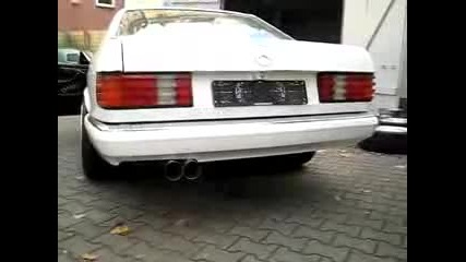 Mercedes 560 sec sim performance exhaust 