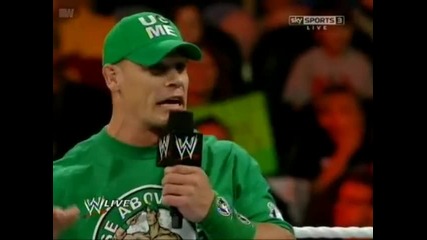 John Cena и John Laurinaitis седмица преди Over The Limit [ Wwe Raw, 14.5.12 ]