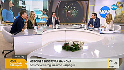 ИЗБОРИ В NOVA: Кой спечели признанието на колегите си?