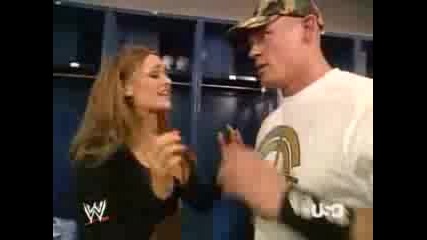 John Cena And Maria Kiss