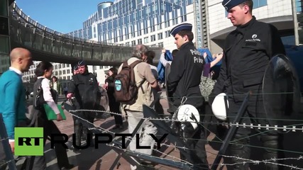 Belgium: Protesters blame EU policy for Med migrant boat deaths