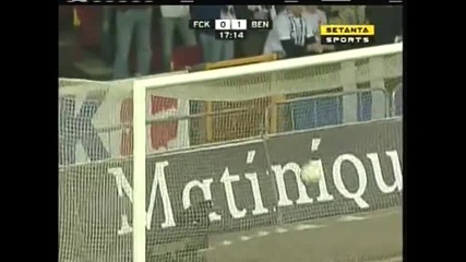 2007 Fc Copenhagen (denmark) 0-benfica (portugal) 1 (champions League)
