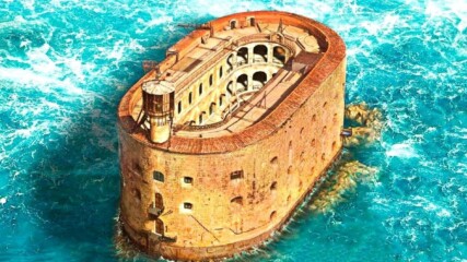 Загадъчната Крепост в Атлантическият Океан и Неговата Странна История